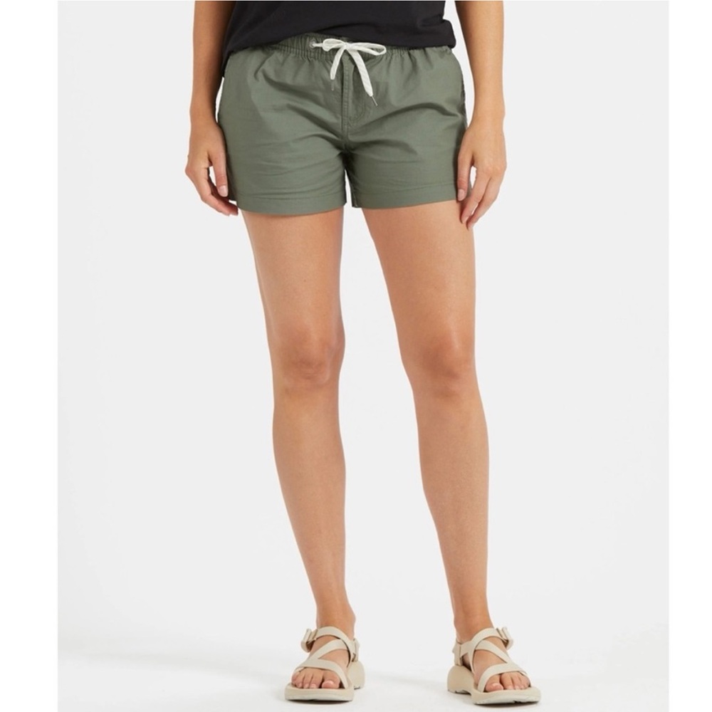 Vuori Olive Green Drawstring Women’s Shorts